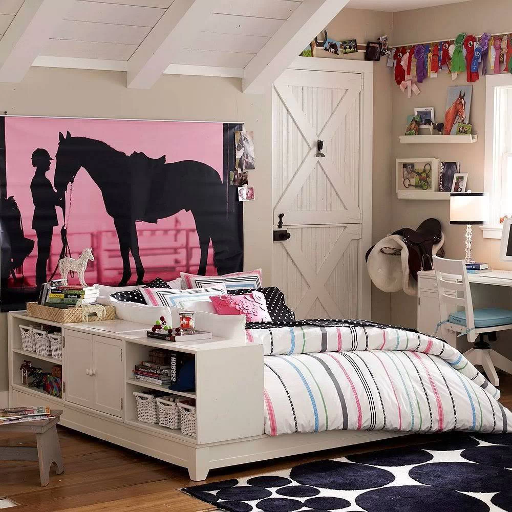 комната девушки подростка в современном стиле